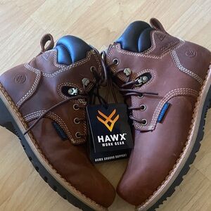 NWT Women’s Hawx  Brown Work Boots